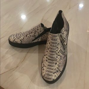 Stuart Weitzman snake skin women’s loafers